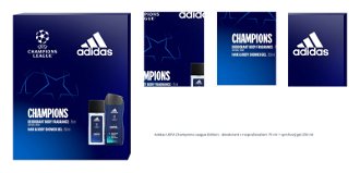 Adidas UEFA Champions League Edition - deodorant s rozprašovačem 75 ml + sprchový gel 250 ml 1