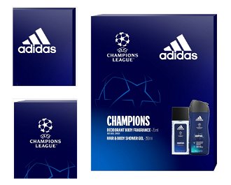 Adidas UEFA Champions League Edition - deodorant s rozprašovačem 75 ml + sprchový gel 250 ml 4