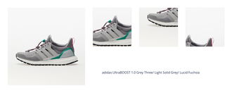 adidas UltraBOOST 1.0 Grey Three/ Light Solid Grey/ Lucid Fuchsia 1