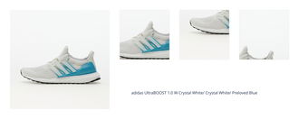 adidas UltraBOOST 1.0 W Crystal White/ Crystal White/ Preloved Blue 1