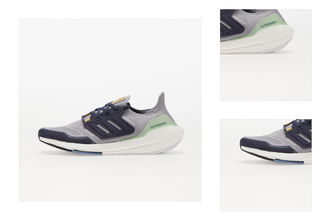 adidas UltraBOOST 22 Halo Silver/ Shale Navy/ Linen Green 3