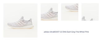 adidas UltraBOOST 5.0 DNA Dash Grey/ Ftw White/ Pink 1