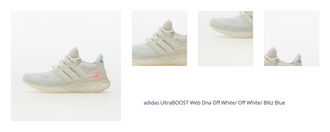 adidas UltraBOOST Web Dna Off White/ Off White/ Blitz Blue 1