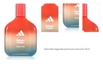 Adidas Vibes Happy Feels parfumovaná voda unisex 100 ml 1