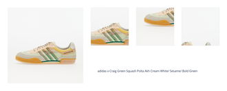 adidas x Craig Green Squash Polta Akh Cream White/ Sesame/ Bold Green 1