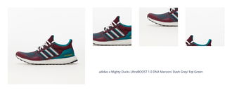 adidas x Mighty Ducks UltraBOOST 1.0 DNA Maroon/ Dash Grey/ Eqt Green 1