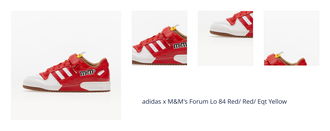 adidas x M&M's Forum Lo 84 Red/ Red/ Eqt Yellow 1