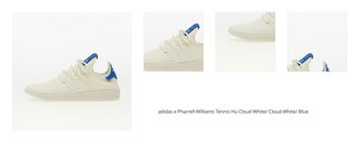 adidas x Pharrell Williams Tennis Hu Cloud White/ Cloud White/ Blue 1