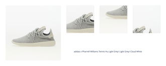 adidas x Pharrell Williams Tennis Hu Light Grey/ Light Grey/ Cloud White 1