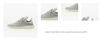 adidas x Pharrell Williams Tennis Hu Light Grey/ Light Grey/ Cloud White 1