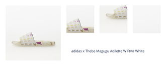 adidas x Thebe Magugu Adilette W Ftwr White 1