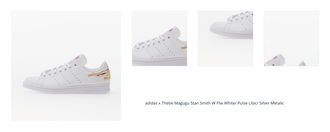 adidas x Thebe Magugu Stan Smith W Ftw White/ Pulse Lilac/ Silver Metalic 1