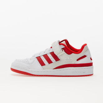 adidas x Trap Kitchen Forum Low Ftw White/ Ftw White/ Vivid Red 2