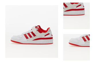 adidas x Trap Kitchen Forum Low Ftw White/ Ftw White/ Vivid Red 3