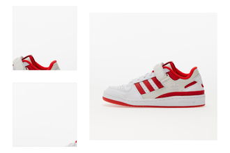 adidas x Trap Kitchen Forum Low Ftw White/ Ftw White/ Vivid Red 4