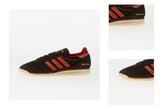 adidas x Wales Bonner Sl72 Knit Dark Brown/ Collegiate Orange/ Cream White 3