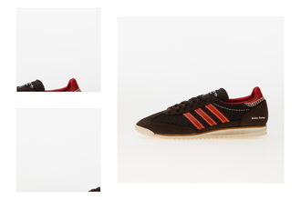 adidas x Wales Bonner Sl72 Knit Dark Brown/ Collegiate Orange/ Cream White 4