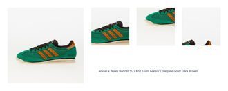 adidas x Wales Bonner Sl72 Knit Team Green/ Collegiate Gold/ Dark Brown 1