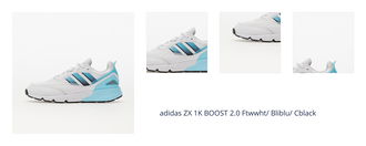 adidas ZX 1K BOOST 2.0 Ftwwht/ Bliblu/ Cblack 1