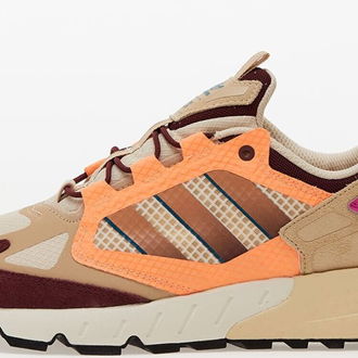 adidas ZX 1K BOOST - Seas. 2.0 Sand Strata/ Beam Orange/ Lucid Fuchsia 5