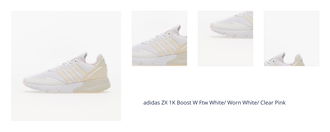 adidas ZX 1K Boost W Ftw White/ Worn White/ Clear Pink 1