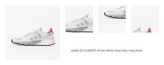 adidas ZX 1K BOOST W Ftwr White/ Silver Met./ Hazy Rose 1