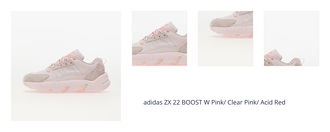 adidas ZX 22 BOOST W Pink/ Clear Pink/ Acid Red 1