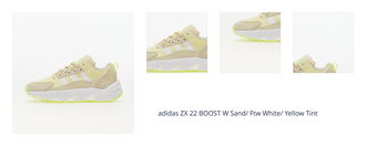 adidas ZX 22 BOOST W Sand/ Ftw White/ Yellow Tint 1