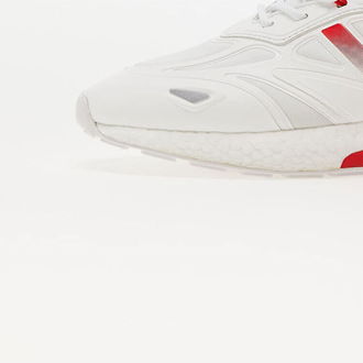 adidas ZX 2K BOOST 2.0 Ftw White/ Silver Metalic/ Vivid Red 8