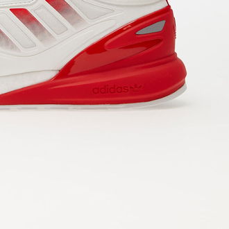 adidas ZX 2K BOOST 2.0 Ftw White/ Silver Metalic/ Vivid Red 9