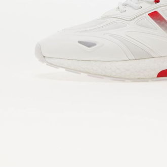 adidas ZX 2K BOOST 2.0 Ftw White/ Silver Metalic/ Vivid Red 8