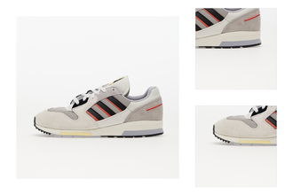 adidas ZX 420 Crystal White/ Crystal White/ Metalic Grey 3