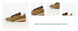 adidas ZX 420 Gold Beige/ Gold Beige/ Pul Blue 1