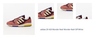 adidas ZX 420 Wonder Red/ Wonder Red/ Off White 1