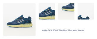 adidas ZX 5K BOOST Alter Blue/ Silver Mate/ Wonste 1