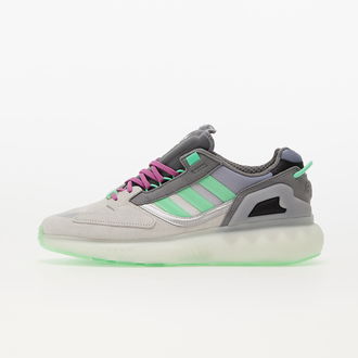 adidas ZX 5K BOOST Grey Three/ Beam Grey/ Semi Purple Lime