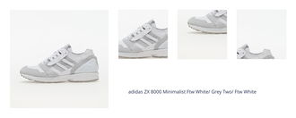 adidas ZX 8000 Minimalist Ftw White/ Grey Two/ Ftw White 1