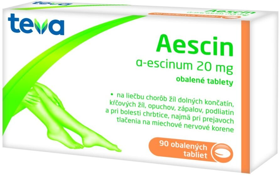 Aescin 20 mg 90 tabliet