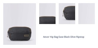 Aevor Hip Bag Ease Black Olive Ripstop 1