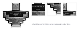 Afnan Ornament Pour Homme parfumovaná voda pre mužov 100 ml 1