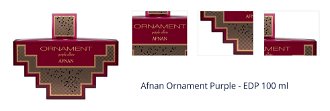 Afnan Ornament Purple - EDP 100 ml 1