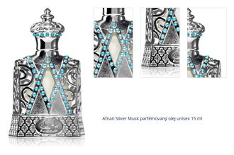 Afnan Silver Musk parfémovaný olej unisex 15 ml 1