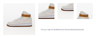 Nike Air Force 1 High '07 LV8 EMB Phantom/ Phantom-White-Elemental Gold 1