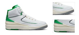 Air Jordan 2 Retro "Lucky Green" (GS) - Detské - Tenisky Jordan - Biele - DQ8562-103 - Veľkosť: 36.5 3