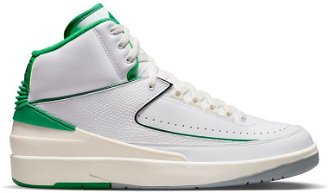 Air Jordan 2 Retro "Lucky Green" - Pánske - Tenisky Jordan - Biele - DR8884-103 - Veľkosť: 44