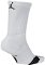 air jordan nba u crew socks - Unisex - Ponožky Nike - Biele - SX7589-101 - Veľkosť: S