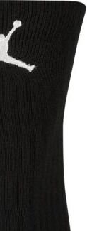 air jordan nba u crew socks - Unisex - Ponožky Nike - Čierne - SX7589-010 - Veľkosť: XL 7