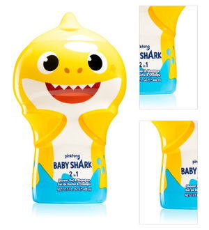 Air Val Baby Shark sprchový gél a šampón 2 v 1 pre deti 400 ml 3