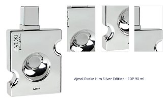 Ajmal Evoke Him Silver Edition - EDP 90 ml 1