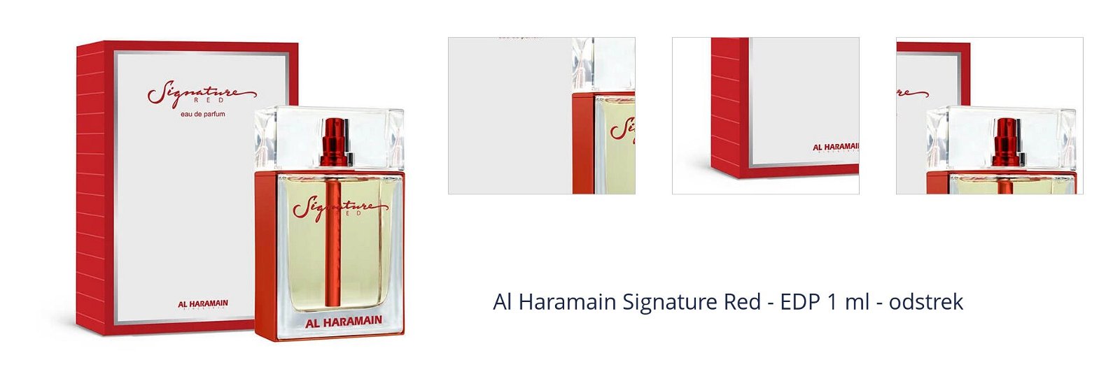 Al Haramain Signature Red - EDP 1 ml - odstrek 1